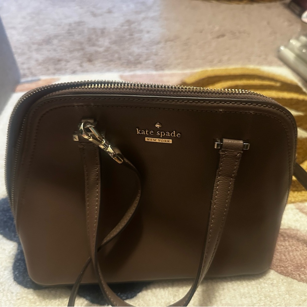 Kate Spade Brown Crossbody Bag with Sleek Design